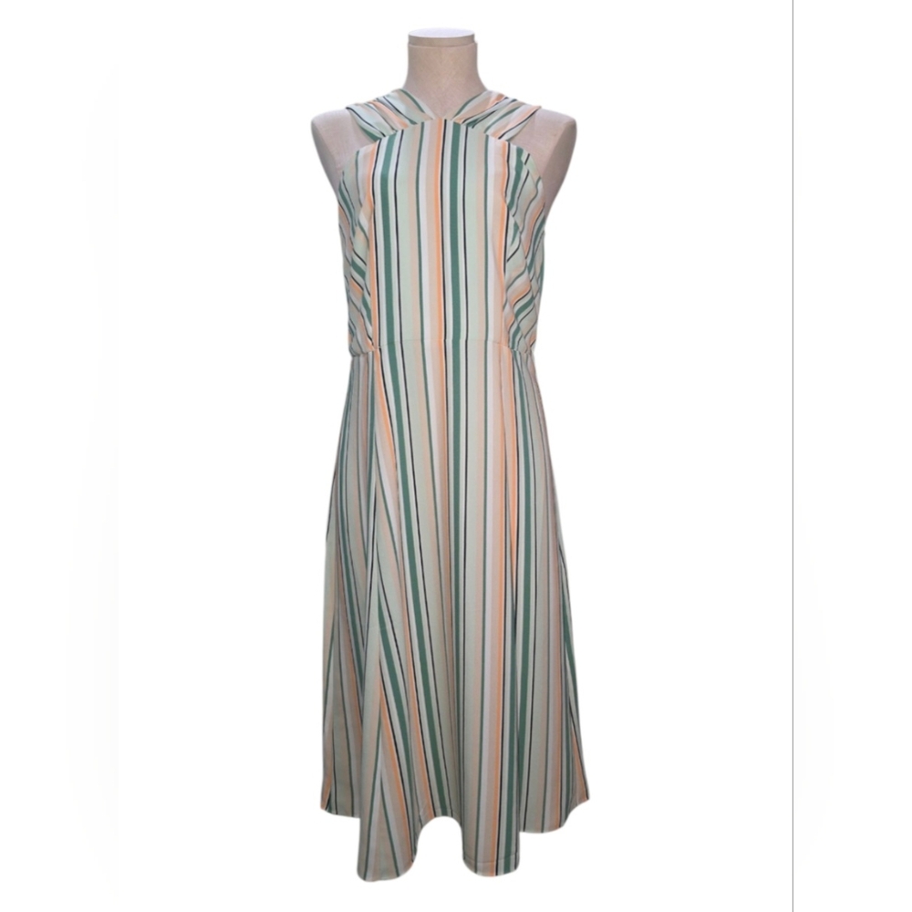 Ann Taylor Striped Sleeveless Dress - Picture 4 of 5